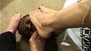 DOUBLE SEXY VANILLA FEET VS BROTHA porn video